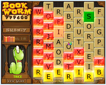 Bookworm Game (java) Josh got me hooked on this.
